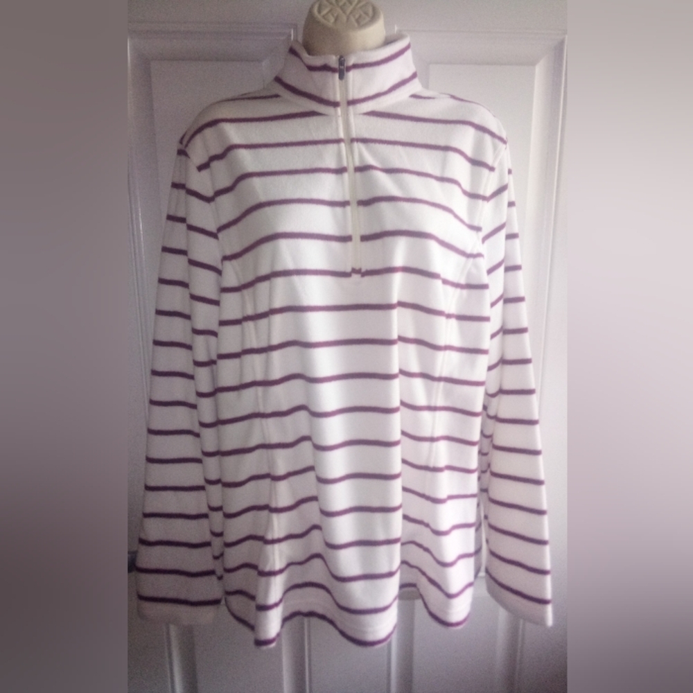 Lands End Thermacheck Long Sleeve Top Size XL Holiday Christmas